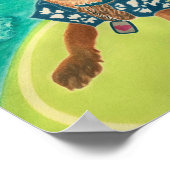 Chihuahua Surfing Poster (Hoek)