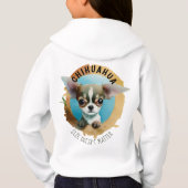 Chihuahua sweat - shirt à capuche de pull-over (Dos)