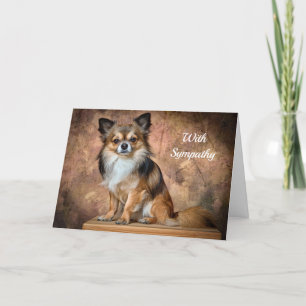 Chihuahua Sympathy Card Kaart