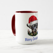 Chihuahua tasse de café de Noël (Devant gauche)