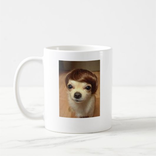 chihuahua toupee koffiemok (Links)