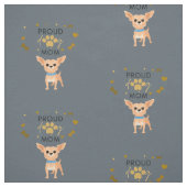 Chihuahua Trotse Hond Mam Stof (Swatch)