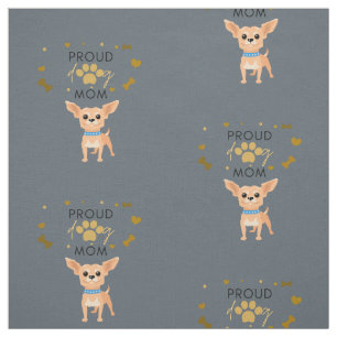 Chihuahua Trotse Hond Mam Stof