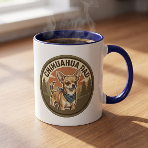 Chihuahua Vader Koffiemok Chi Hond Vader Cadeau Mok