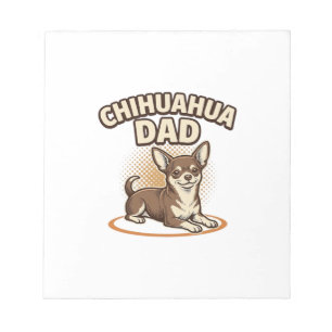 Chihuahua Vader Vintage Gravure Hond Liefhebber De Notitieblok
