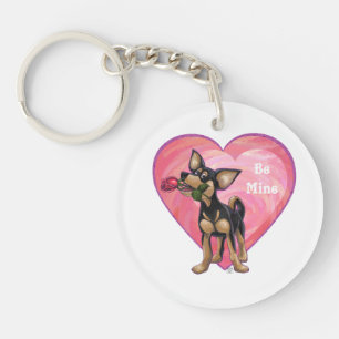 Chihuahua Valentijnsdag Sleutelhanger