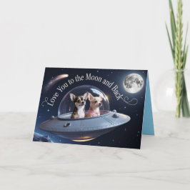 Chihuahua Valentine Card Feestdagen Kaart