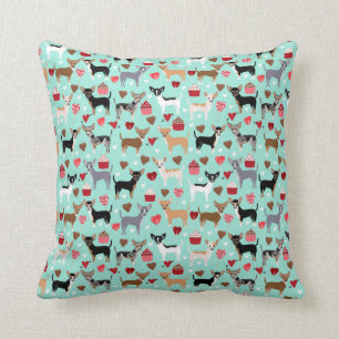 chihuahua valentines aime coussin