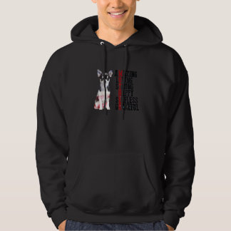 Chihuahua verbazingwekkend liefdevol sterk gelukki hoodie