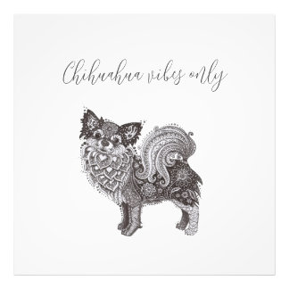 Chihuahua Vibes Premium Satin Photo Paper