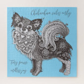 Chihuahua Vibes Puzzle with Gift Box (Vertical)