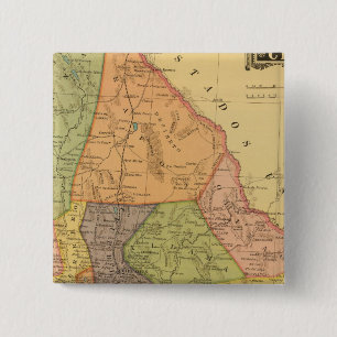 Chihuahua Vierkante Button 5,1 Cm