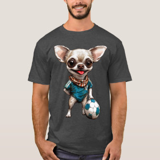 Chihuahua voetbal T-shirt