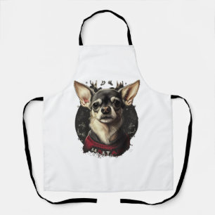 Chihuahua Vrolijk Kerstmis X-Mas Boom Leuk Schort
