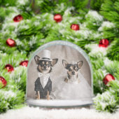 Chihuahua Wedding Snow Wereldbol Gift Sneeuwbol (Kerstmis)