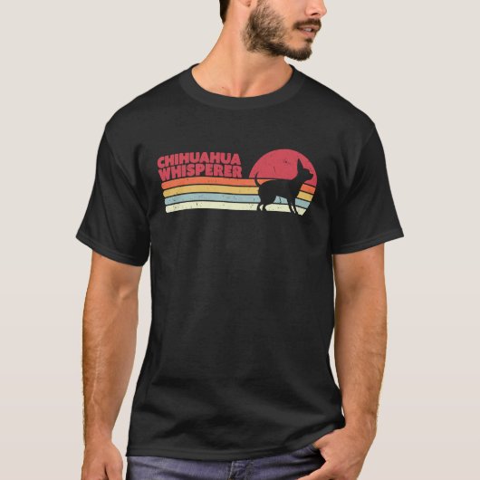Chihuahua Whisperer Retro T-shirt (Voorkant)