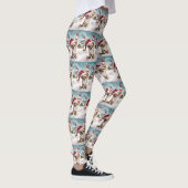 Chihuahua Winter Wonderland Christmas Joy Leggings (Rechts)