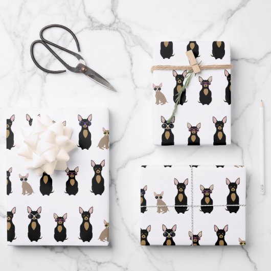 Chihuahua Wrapping Paper Sheets (Voorkant)