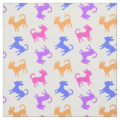 Chihuahuas in pasteelkleuren stof (Swatch)