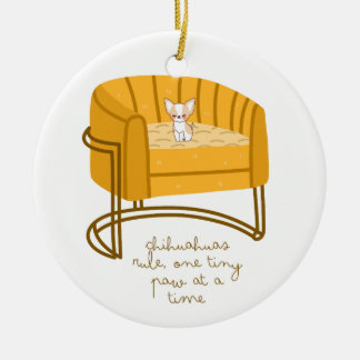 Chihuahuas règle ornement idée cadeau