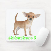 Chihuahuas Rule Puppy Dog Computer Muismat (Met muis)