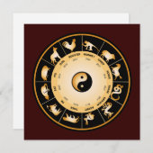 Chiinese Zodiac Wheel (Voorkant / Achterkant)