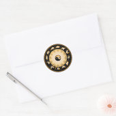 Chiinese Zodiac Wheel Ronde Sticker (Envelop)