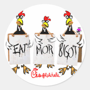 Chik-fil-a-hole Ronde Sticker