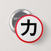 Chikara Ronde Button 5,7 Cm (Voorkant /achterkant)