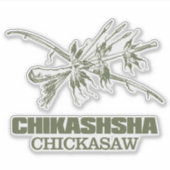 Chikashsha (Chickasaw) Sticker (Voorkant)