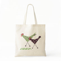Chikens, course ! sac fourre-tout à art populaire