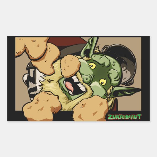 Chikky Nuggz Rechthoekige Sticker (Voorkant)