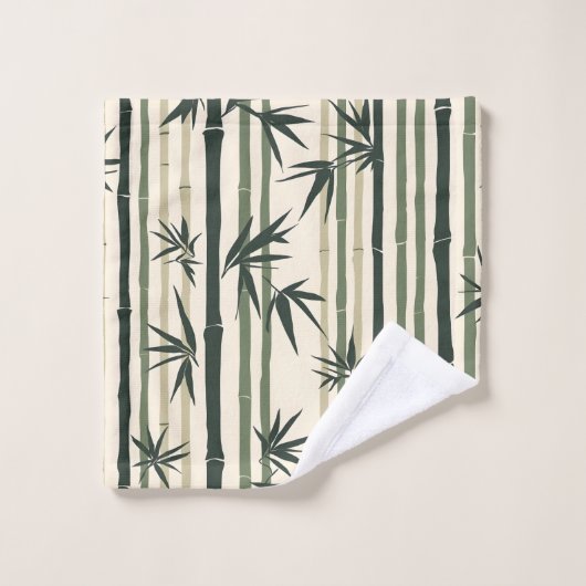 Chikurin Zen (Bosquet de bambou) (Gant de toilette)