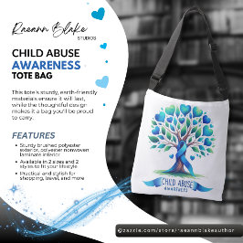 Child Abuse Awareness Tote Bag