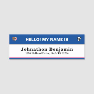 Child Boy Girl Kinder ID Student Identification Naamplaatje