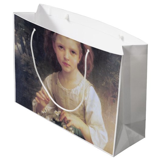Child Braiding a Crown, Bouguereau Groot Cadeauzakje (Achterkant Gekanteld)