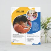Child Care Flyer Template (Debout devant)