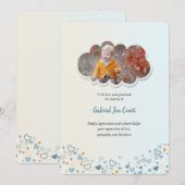 Child Funeral Photo Hartelijk dank Bedankkaart (Voorkant / Achterkant)