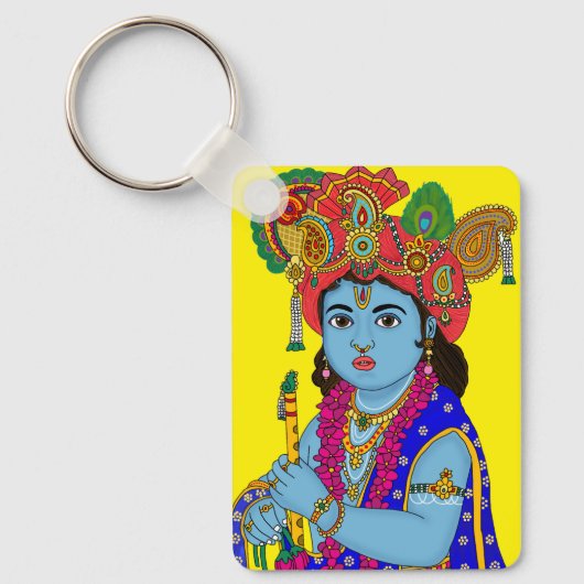 Child Krishna Keychain (Voorkant)