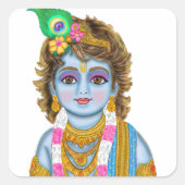 Child Krishna Sticker (Voorkant)
