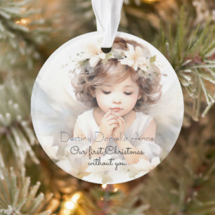 Child Memorial Eerste Kerstmis zonder jou Ornament