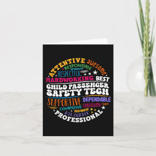 Child Penger Safety Technician Kaart
