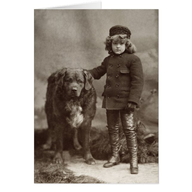 Child With Dog, C1885 (Devant)