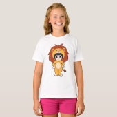Child with Lion Costume T-shirt (Voorkant volledig)