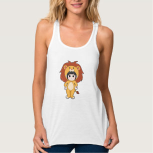 Child with Lion Costume Tanktop