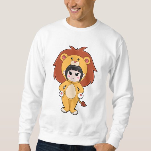 Child with Lion Costume Trui (Voorkant)