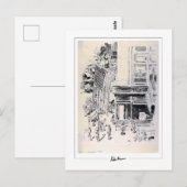 Childe Hassam #341-2 - Kunstmatig Briefkaart (Voorkant / Achterkant)