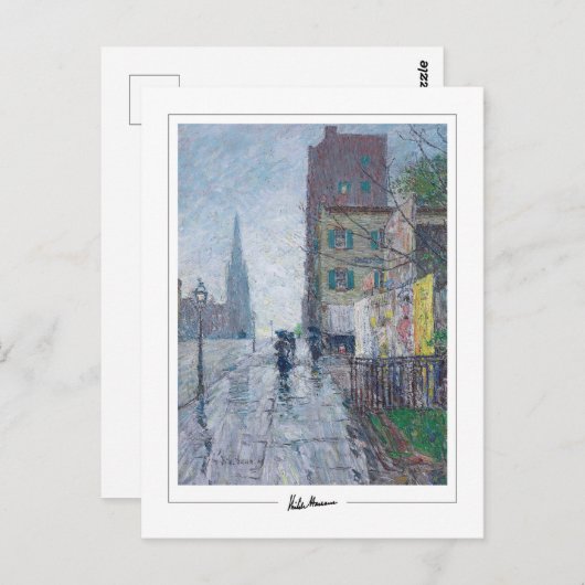 Childe Hassam #378-2 - Carte postale Art (Devant / Derrière)