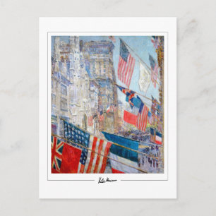 Childe Hassam #425-2 - Carte postale d'art fin