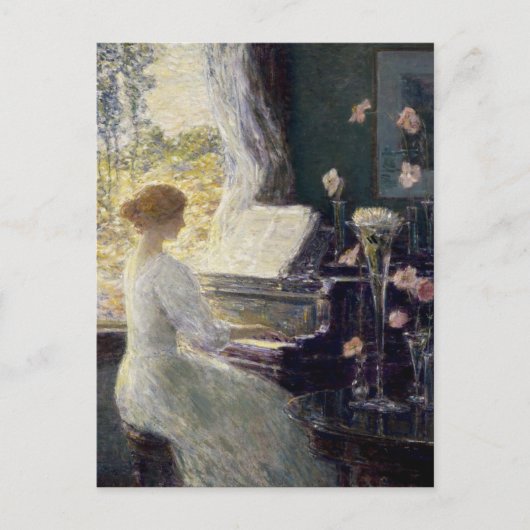 Childe Hassam - De Sonata Briefkaart (Voorkant)